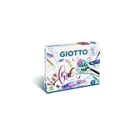 F582100 SET JUEGO GIOTTO ART LAB FANCY LETTERING
