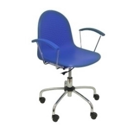 COMPRAR SILLA PIQUERAS VES GIRATORIA PVC AZUL