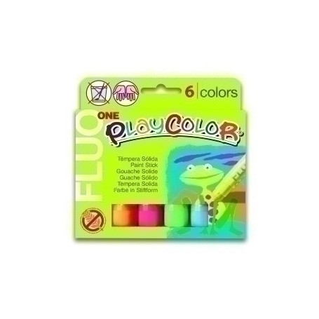 10431 TEMPERA PLAYCOLOR FLUO ONE C/6