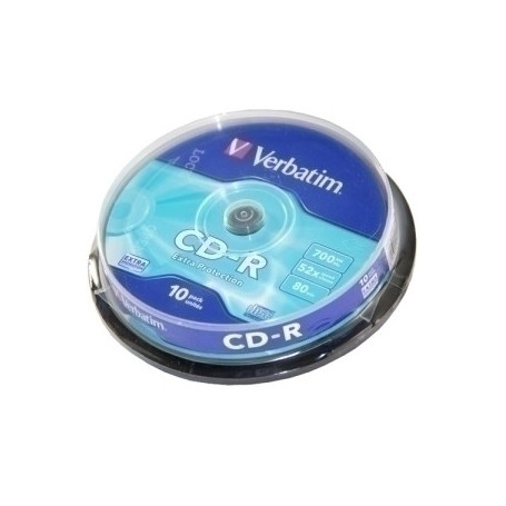 43437 CD-ROM VERBATIM 700MB 52x SPINDLE 10