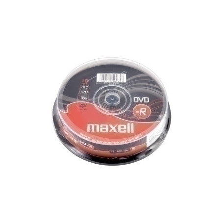 275593 DVD -R MAXELL 4.7GB 16x SPINDLE 10