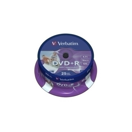 43500 DVD +R VERBATIM 4.7GB 16x SPINDLE 25