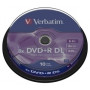 43666 DVD +R VERBATIM 8.5GB 8x SPINDLE 10