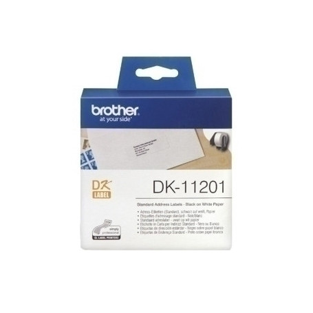 DK11201 ETIQ.BROTHER PREC.PAP.29x90 mm RL.400
