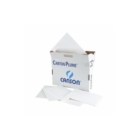 C205154220 CARTON PLUMA CANSON BLANCO  3 mm A4