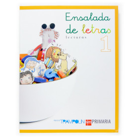 LECTURAS 1ºPRIM. ENSALADA DE LETRAS TRAMPOLIN  JEYJO
