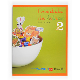 LECTURAS 2ºPRIM. ENSALADA DE LETRAS TRAMPOLIN  JEYJO