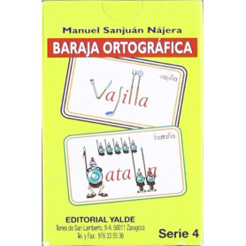 BARAJA ORTOGRAFICA 4.(5-12 AÑOS) 33 CARTAS  JEYJO