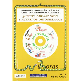 JUEGOS,ADIVINANZAS Y ACERTIJOS ORTOG.(LIBRO+CD) (10-18 AÑOS)  JEYJO