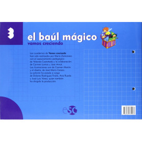 VAMOS CRECIENDO 3 AÑOS.(BAUL MAGICO).ED.EN VALORES  JEYJO
