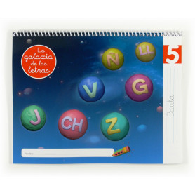 LECTOESCRITURA PAUTA 5 AÑOS NIVEL 5 GALAXIA DE LAS LETRAS  JEYJO