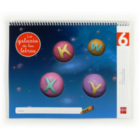 LECTOESCRITURA PAUTA 5 AÑOS NIVEL 6  GALAXIA DE LAS LETRAS  JEYJO