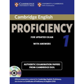 CAMBRIDGE ENGLISH PROFICIENCY 1 FOR UPDATED EXAM SELF STUDY PACK (STUDENT+KEY+AUDIO CD)  JEYJO