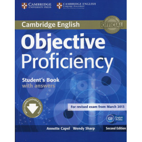 Objective Proficiency Student's Book with Answers with Downloadable Software 2nd Edition  JEYJO