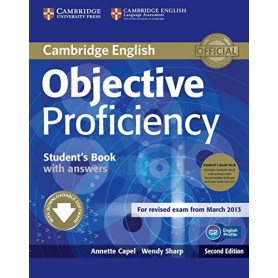Objective Proficiency Student's Book Pack (Student's Book with Answers with Downloadable Software and Class Audio CDs (2)) 2nd Edition  JEYJO