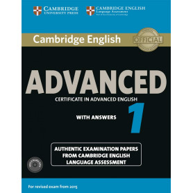Cambridge english advanced 1 revised exam (sb+key+audio cd)  JEYJO