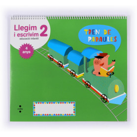 Quadern llegim i escrivim 2 4 anys tren paraules  JEYJO
