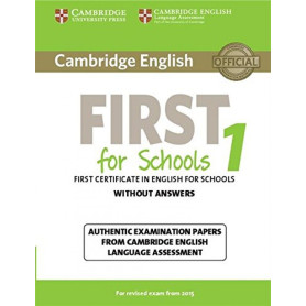 Cambridge english first schools 1. Student without key  JEYJO