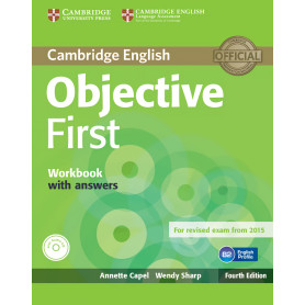 Objective first certificate. Workbook+key+audio cd  JEYJO