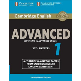Cambridge english advanced 1 revised exam 2015. STudents +key  JEYJO
