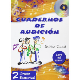 Cuadernos de audición 2º grado elemental  JEYJO