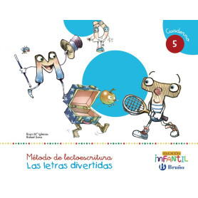 letras divertidas cuaderno 5 (4 años) 2016  JEYJO