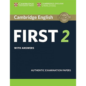 CAMBRIDGE FIRST CERTIFICATE ENGLISH 2 STUDENTS WITH KEY FCE 2016  JEYJO