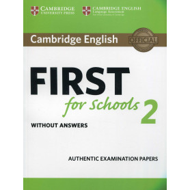 Cambridge english first for schools 2 student's book without answers  JEYJO
