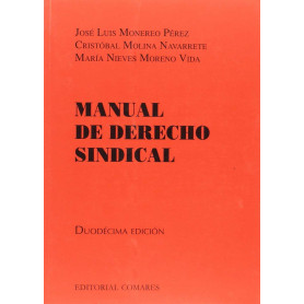 MANUAL DE DERECHO SINDICAL (12ªEDICION)  JEYJO
