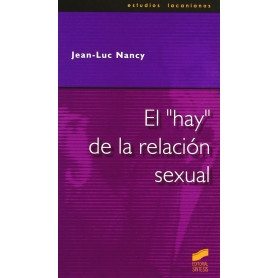 HAY DE LA RELACION SEXUAL, EL  JEYJO