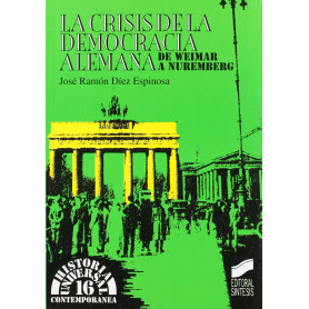 CRISIS DE LA DEMOCRACIA ALEMANA, LA  JEYJO