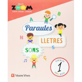 QUADERN PARAULES LLETRES I SONS LLENGUA 1 PRIMARIA PROJECTE ZOOM  JEYJO