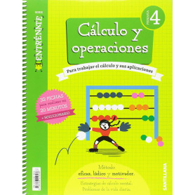 CUADERNO CÁLCULO 4ºPRIMARIA. ENTRÉNATE  JEYJO