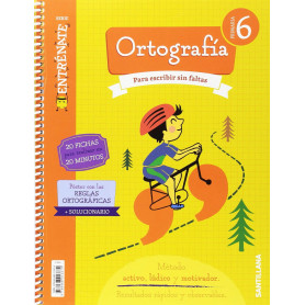 CUADERNO ORTOGRAFÍA 6ºPRIMARIA ENTRÉNATE  JEYJO