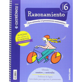CUADERNO RAZONAMIENTO 6ºPRIMARIA. ENTRÉNATE  JEYJO