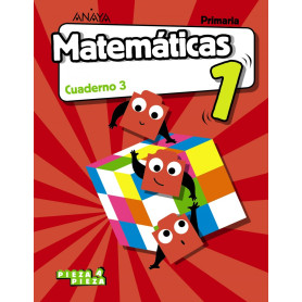 CUADERNO MATEMÁTICAS 3-1ºPRIMARIA. PIEZA A PIEZA. MADRID  JEYJO