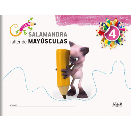 9788498452495  SALAMANDRA 4 TALLER MAYUSCULAS   4 AÑOS