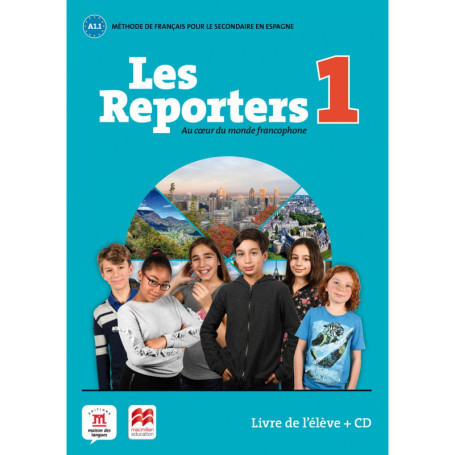 9788417260095  LES REPORTERS 1 A1.1. LIVRE L'ELEVE (+CD)   1 ESO