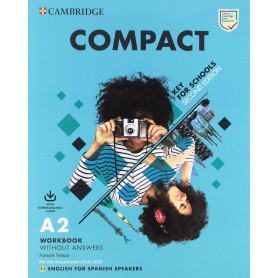 COMPACT KEY FOR SCHOOLS WB WITHOUT KEY AND DOWNLOAD AUDIO SECOND EDITION  JEYJO