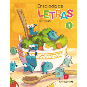 ENSALADA DE LETRAS 1ºPRIMARIA. LECTURAS. MÁIS SAVIA. GALICIA 2019  JEYJO