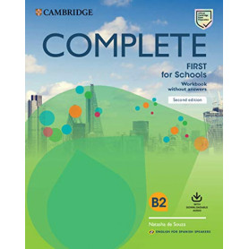 COMPLETE FIRST FOR SCHOOLS WORKBOOK WITHOUT KEY +DOWLOADABLE AUDIO  JEYJO