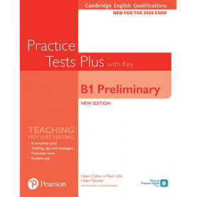 CAMBRIDGE ENGLISH QUALIFICATION B1 +KEY. PRACTICE TEST PLUS STUDENT 2019  JEYJO