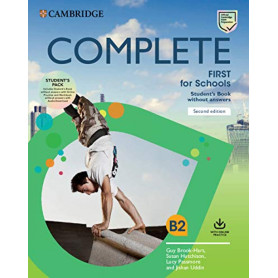 Complete First for Schools Student's Book Pack (SB wo Answers w Online Practice and WB wo Answers w Audio Download)  JEYJO