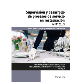 SUPERVISIÓN Y DESARROLLO DE PROCESOS DE SERVICIO EN RESTAURACIÓN  JEYJO