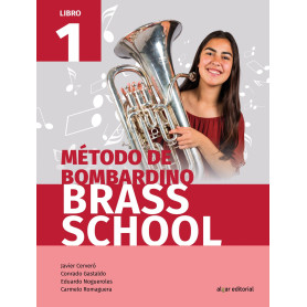 Método de bombardino Brass School. Libro 1  JEYJO