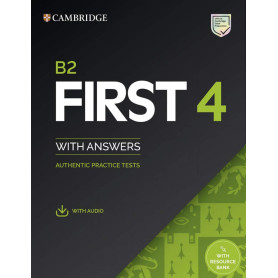 B2 First 4. Student's Book with Answers with Audio with Resource Bank  JEYJO
