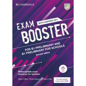 Cambridge Exam Boosters for the Revised 2020 Exam Second edition. Preliminary and Preliminary for Schools Exam Booster with Answither Key with Audio.  JEYJO