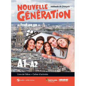 NOUVELLE GENERATION A1/A2 LIVRE/EXERCICES+CD+DVD  JEYJO