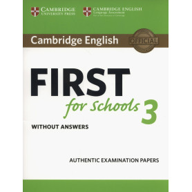 Cambridge English First for Schools 3. Student's Book without answers  JEYJO