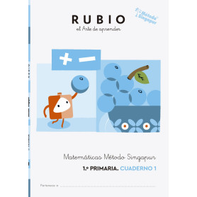 Matemáticas 3 cuadernos. Método Singapur 1ºprimaria Rubio  JEYJO